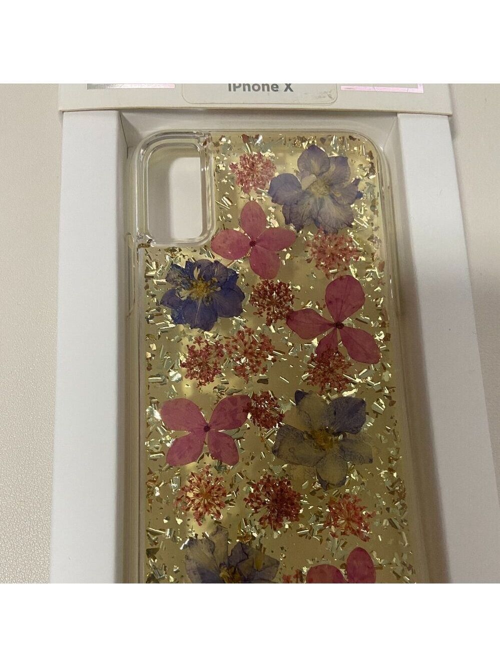 Case-Mate Karat Petals Case Cover for Apple iPhone X Made with Genuine F… - Picture 2 of 4